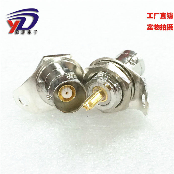 三同轴母座1553B总线插座PL75-47配套3卡口BNC-KY三同轴母座正品