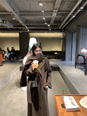 BOOMLIMIT小田大衣1.0 骆驼绒双排扣西装 羊毛外套双面呢手工大衣