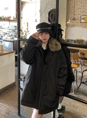 BOOMLIMIT/工装派克羽绒服 轻薄款可拆卸环保毛领外套