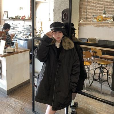 BOOMLIMIT/工装派克羽绒服 轻薄款可拆卸环保毛领外套