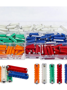 200个盒装 GBC东欧式汽车保险丝鱼雷保险丝套装5A/8A/10A/16A/25A