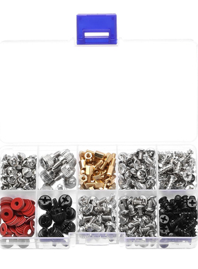 228个盒装 M3-M5 适用台式电脑机箱,风扇,笔记本,DIY螺丝组合套装