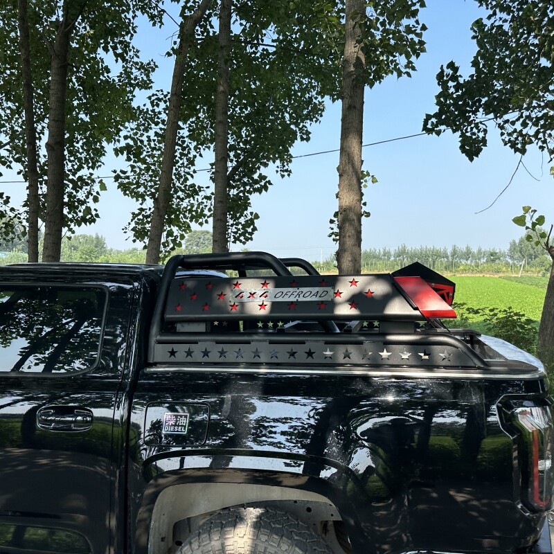 适用福特猛禽F150备胎架丰田坦途海拉克斯皮卡车改装件碳钢龙门架