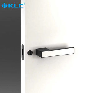 KLC意式极简门锁个性可镶嵌岩板木皮室内门锁磁吸静音卫生间门锁