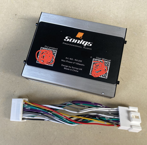 原装尼克汽车音响4路功放DSP功放 无损安装汽车功放 媲美拆车功放