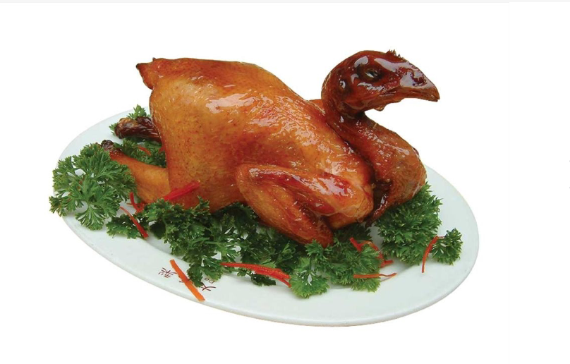 【鲜嫩多汁有鸡味的烧鸡】广东脆皮烧鸡特色美食侨乡特色约1.5斤