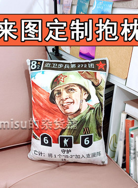 毛绒抱枕填充饱满来图定制