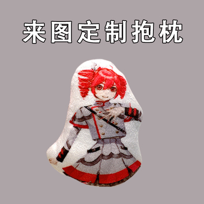 毛绒抱枕从天饱满来图定制