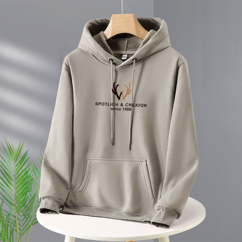 秋冬季潮牌宽松加绒加厚