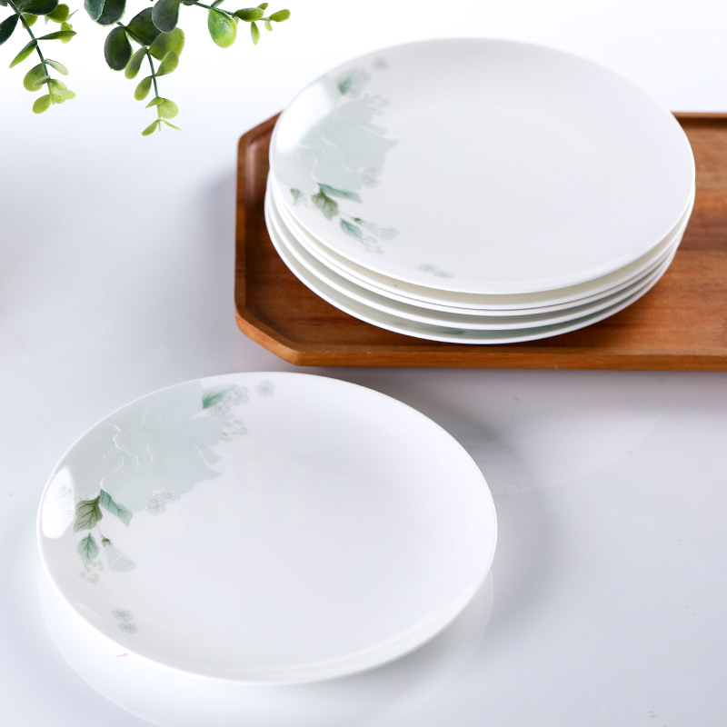 骨瓷盘子平盘菜碟子家用