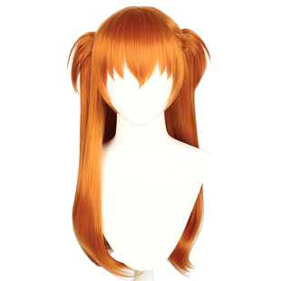 诺琪 EVA明日香cos假发 桔色双辫子cosplay动漫游戏假毛