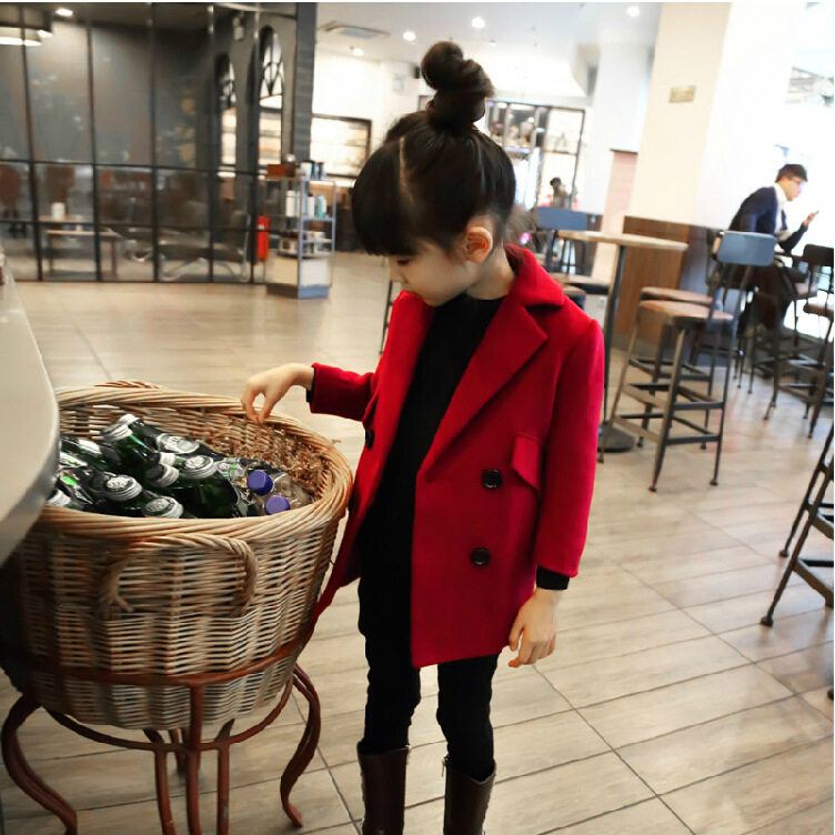 Manteau pour fille en mélange - Ref 2161895 Image 3