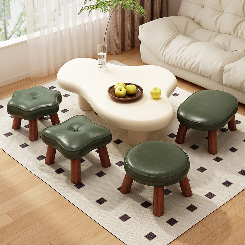小凳子家用小板凳客厅实木凳子矮凳结实耐用沙发凳换鞋凳门口墩子