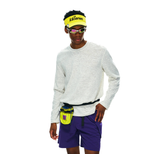 春秋季 ARTANNIE t恤男款 黑白条纹圆领长袖 高级感休闲情侣上衣 美式