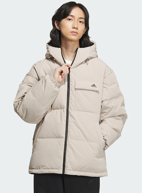 Addias阿迪达斯男子冬季户外运动休闲保暖两面穿羽绒服外套IV7570