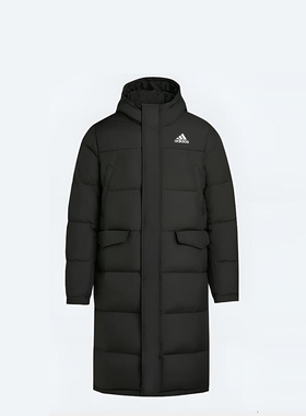 阿迪达斯V L DOWN PA男子保暖长款运动休闲鸭绒羽绒服 KE5405
