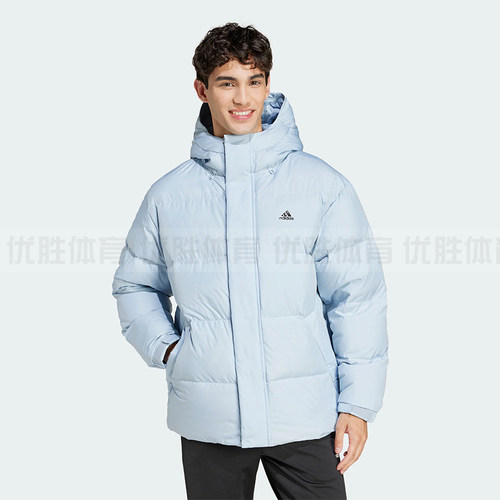 Adidas阿迪达斯官方正品PUFFY DOWN JKT男女同款面包羽绒服JM9128
