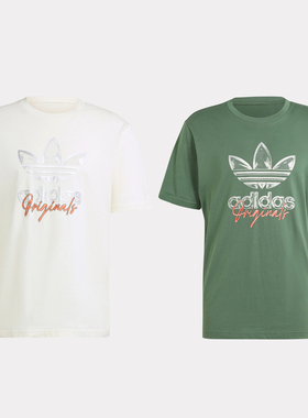 阿迪达斯 TS TEE SS 3男子印花运动短袖圆领T恤IS0227 IS2910