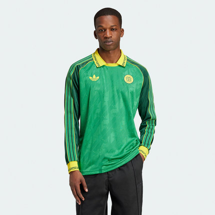 阿迪达斯CFC LS JSY凯尔特人足球休闲文化运动长袖球衣 IT4221