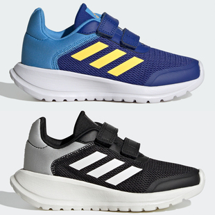 阿迪达斯TENSAUR RUN 2.0儿童魔术贴网面运动休闲鞋IG1236 GZ3434