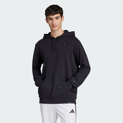 阿迪达斯M L SLIDES HOOD男子运动休闲连帽卫衣套头衫 JJ4005