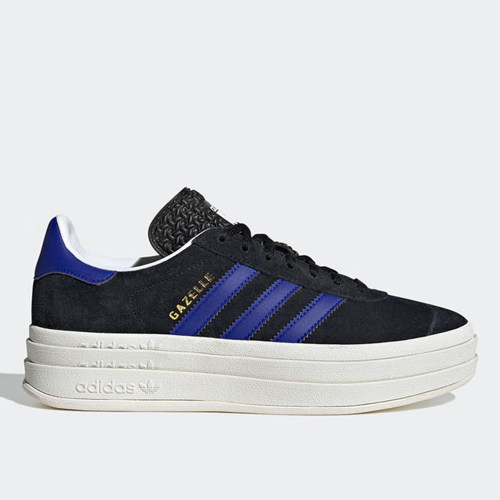 Adidas阿迪达斯GAZELLE BOLD女子经典绒面革厚底运动板鞋 HQ4408