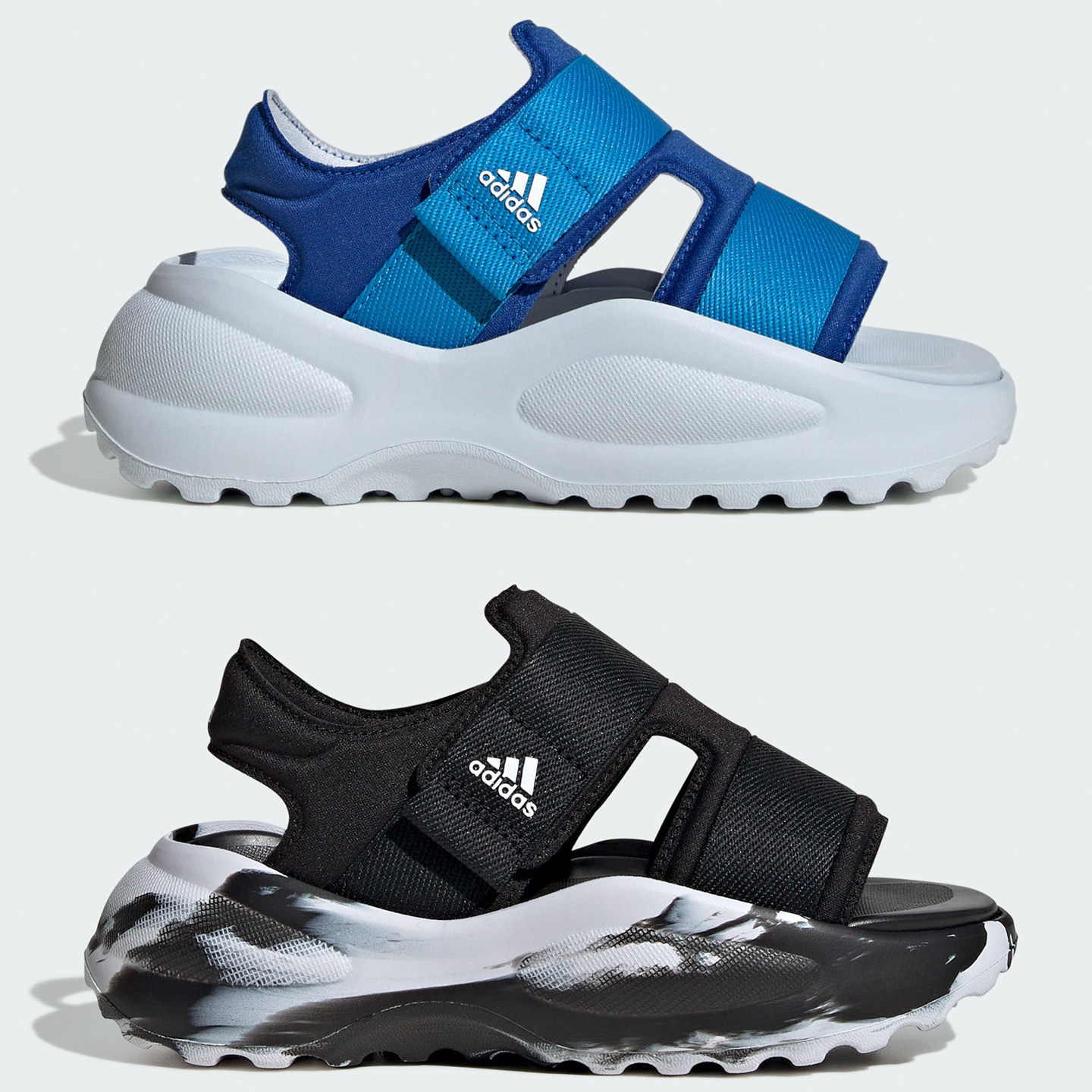 阿迪达斯MEHANA SANDAL KIDS儿童魔术贴休闲凉鞋 JP5827 JP5828