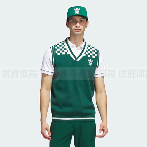 adidas阿迪达斯 BOGEY BOYS 联名男女高尔夫运动针织马甲 IL9295