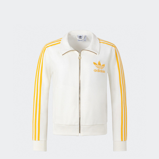 阿迪达斯PREM ORI TT JENNIE同款复古运动夹克外套 JZ4337