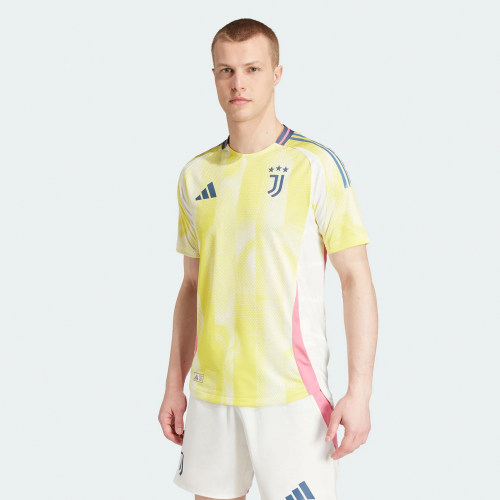 阿迪达斯JUVE JSY AU尤文图斯球员版客场足球运动短袖球衣JH1362