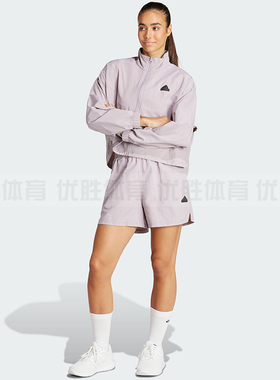 Adidas阿迪达斯 W GAMETIME S TS女子运动休闲透气长袖套装IS0918