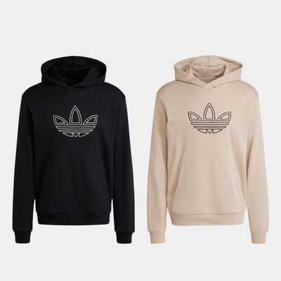 Adidas阿迪达斯OUTLINE HD男子舒适运动连帽套头衫 JJ1505 JJ1506