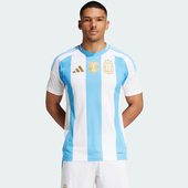 阿迪达斯2024美洲杯阿根廷主场球迷版 足球服IP8409 球衣男子短袖