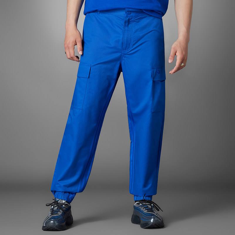 阿迪达斯三叶草男子春秋运动休闲宽松透气工装小脚收口长裤HM6499