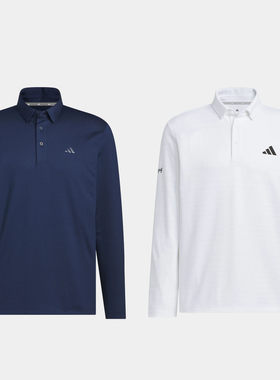 阿迪达斯LS POLO SHIRT男子高尔夫运动长袖POLO衫JM7117 JL7946