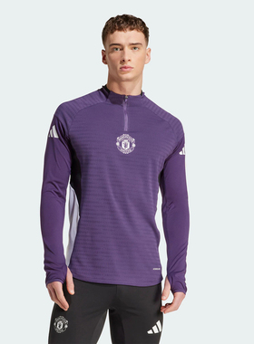 阿迪达斯MUFC PRO TOP曼联球员版速干足球长袖运动训练服 JP3133