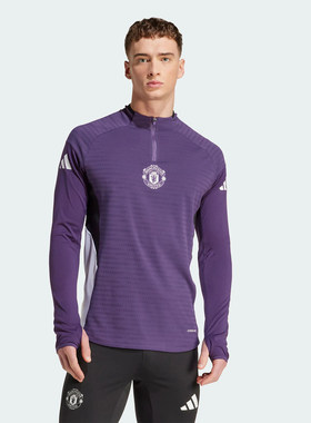 阿迪达斯MUFC PRO TOP曼联球员版速干足球长袖运动训练服 JP3133