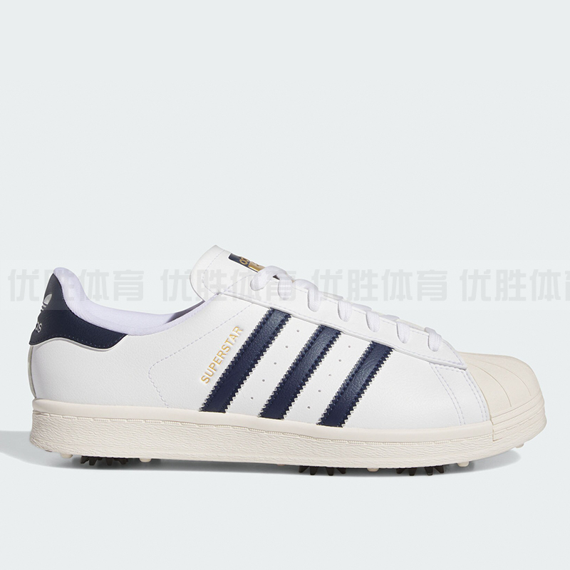 Adidas阿迪达斯 男女同款贝壳头轻便高尔夫球鞋 ID5003