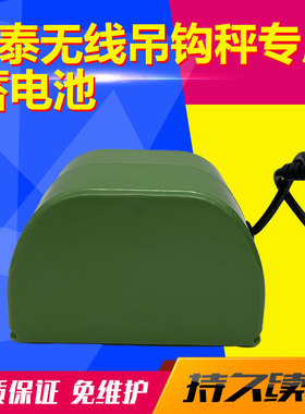 万泰电子吊秤电池充电电瓶蓄电池半圆吊钩秤绿壳电瓶6V4.5通用