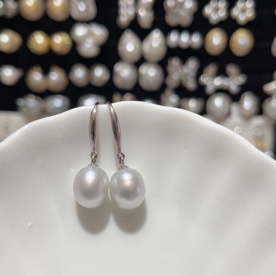 9.3-9.5mm银蓝澳白耳钩S925银耳钩,珠宝/钻石/翡翠,耳饰,淘宝优惠券,粉丝福利购,淘宝优惠卷