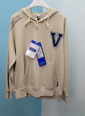 男童卫衣连帽乔迪青少年品牌童装上衣杏色2024新款高中生190cm