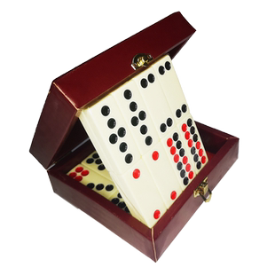 来生财牙黄色牌九 天九 骨牌顶牛广东加厚32张排九家用手搓象牙色