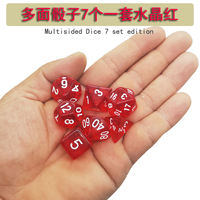 Multi-sided dice number dice board game running group DND4-sided / 6/8/10/12/20-sided Sieve Dragon and Ground DICE thumbnail 8