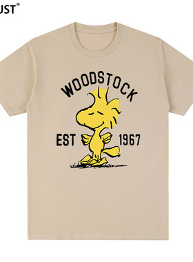 woodstock短袖T恤小鸟1967