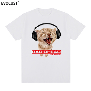 Radiohead电台司令The Bends Orange Cat短袖T恤男女搞笑恶搞复古