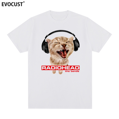 Radiohead电台司令The Bends Orange Cat短袖T恤男女搞笑恶搞复古