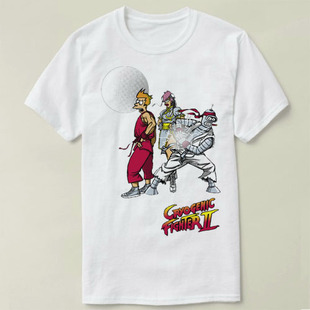 Cryogenic Street Fighter街霸Tee Shirt 圆领衣服T恤