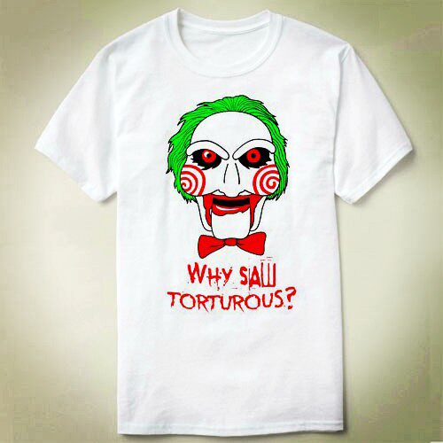 SAWJIGSAW电锯惊魂JamesWan温子仁TeeShirt衣服T恤joker小丑