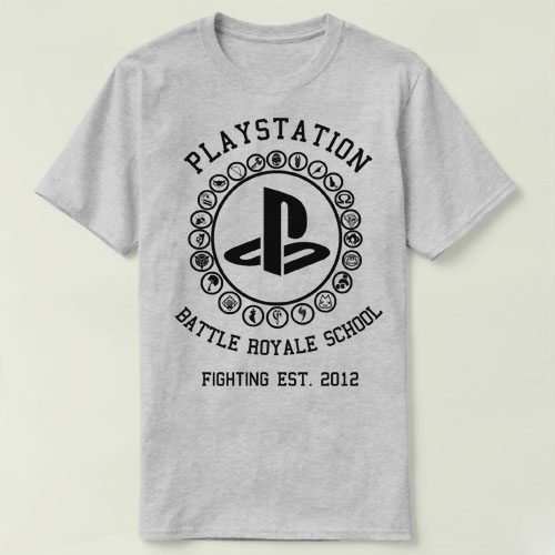 RoyaleSchoolPlaystationShirt男