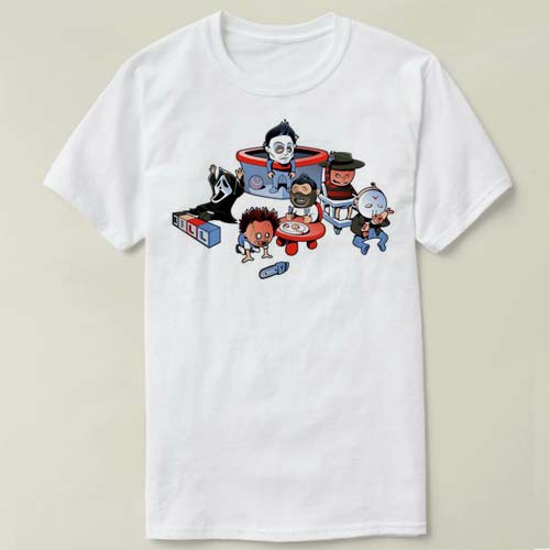 Freddy Jason hannibal ghostface Chainsaw弗莱迪杰森Shirt T恤